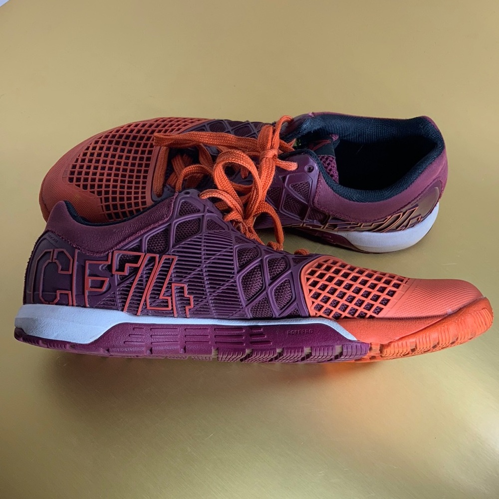 Reebok CrossFit CF74 Women’s Running Sneakers/Shoes Size 9.5 Burgundy Orange